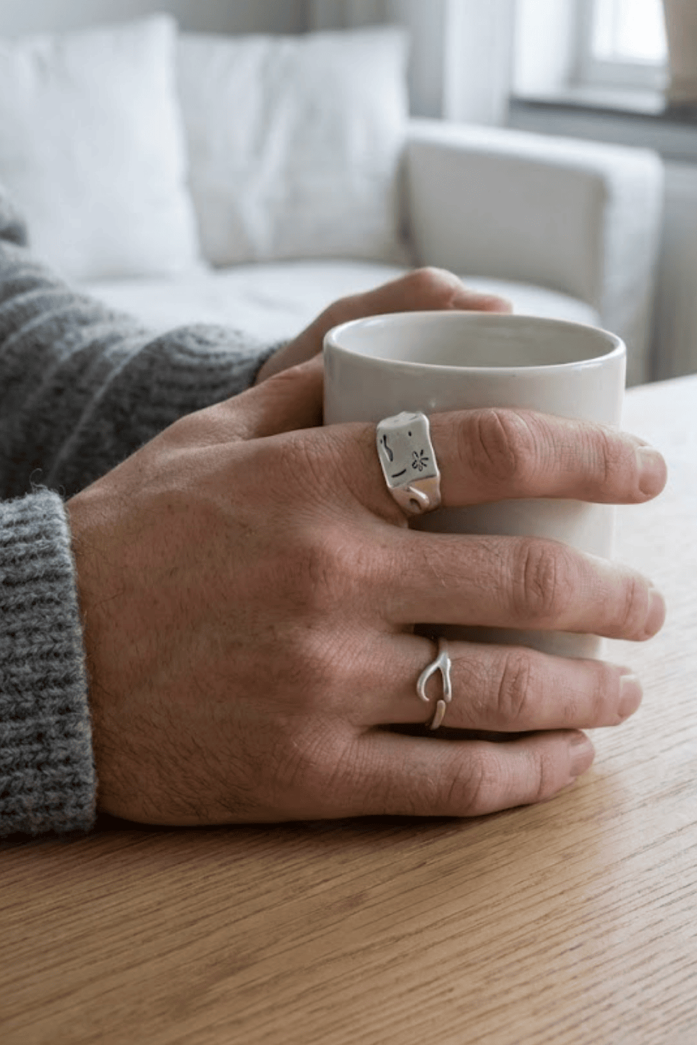 Minimalist Scandinavian Style Jewelry for Men - Nordic Jewelry Style